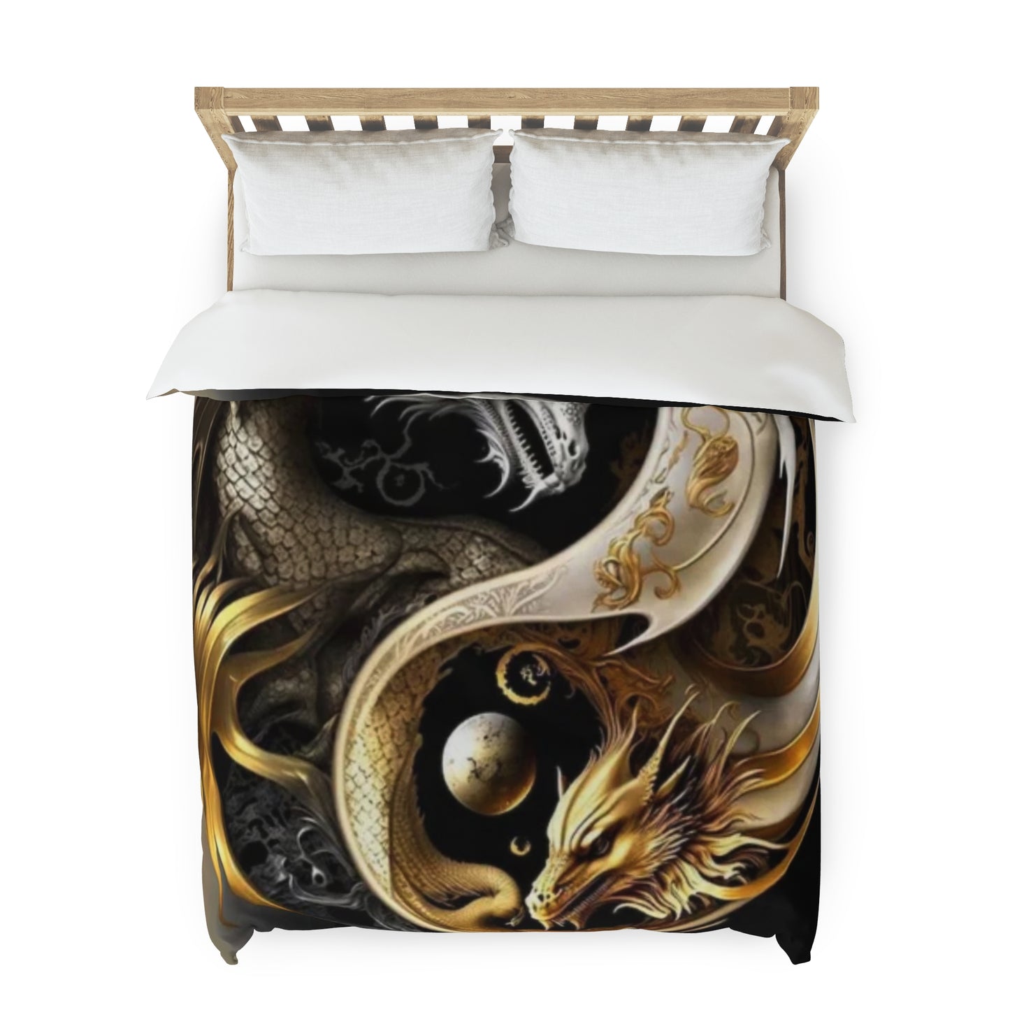 The Phoenix and Dragon Duvet Cover