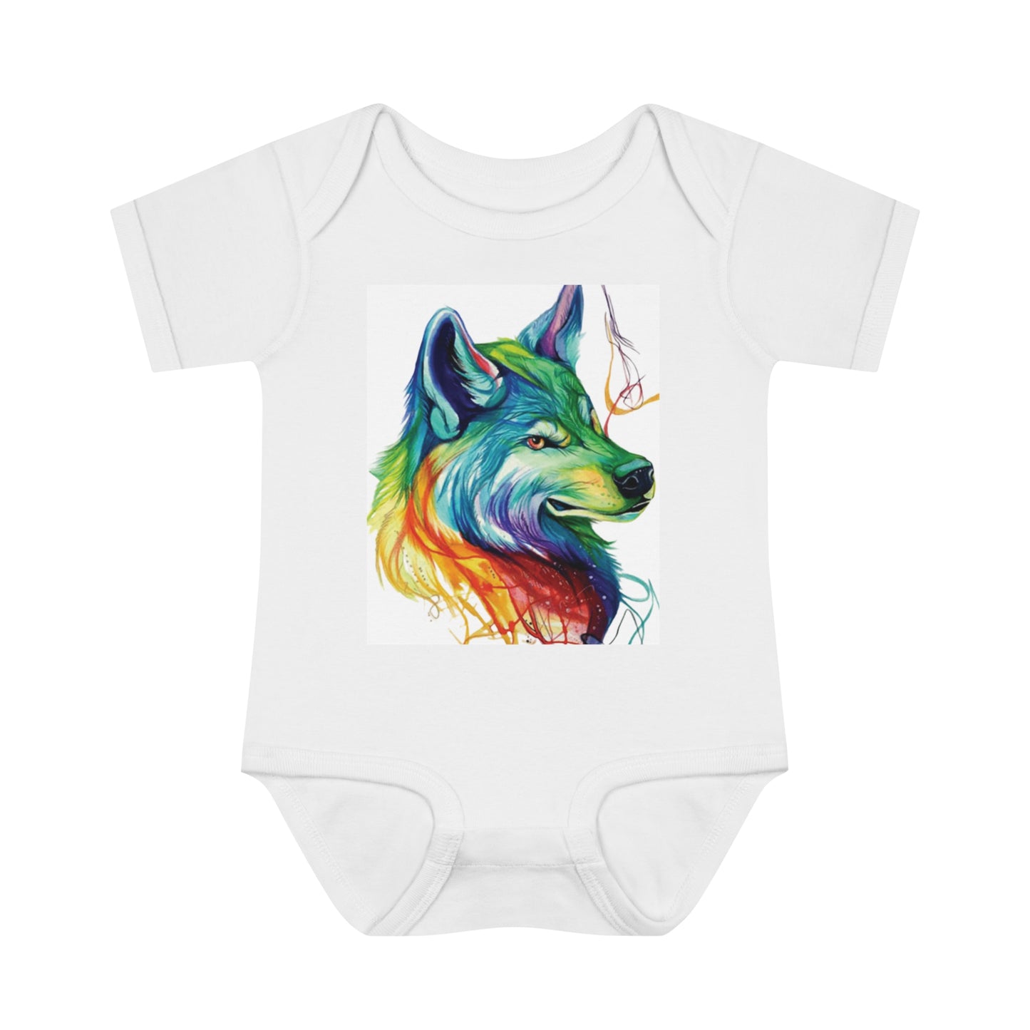 Baby Fire Wolf Bodysuit