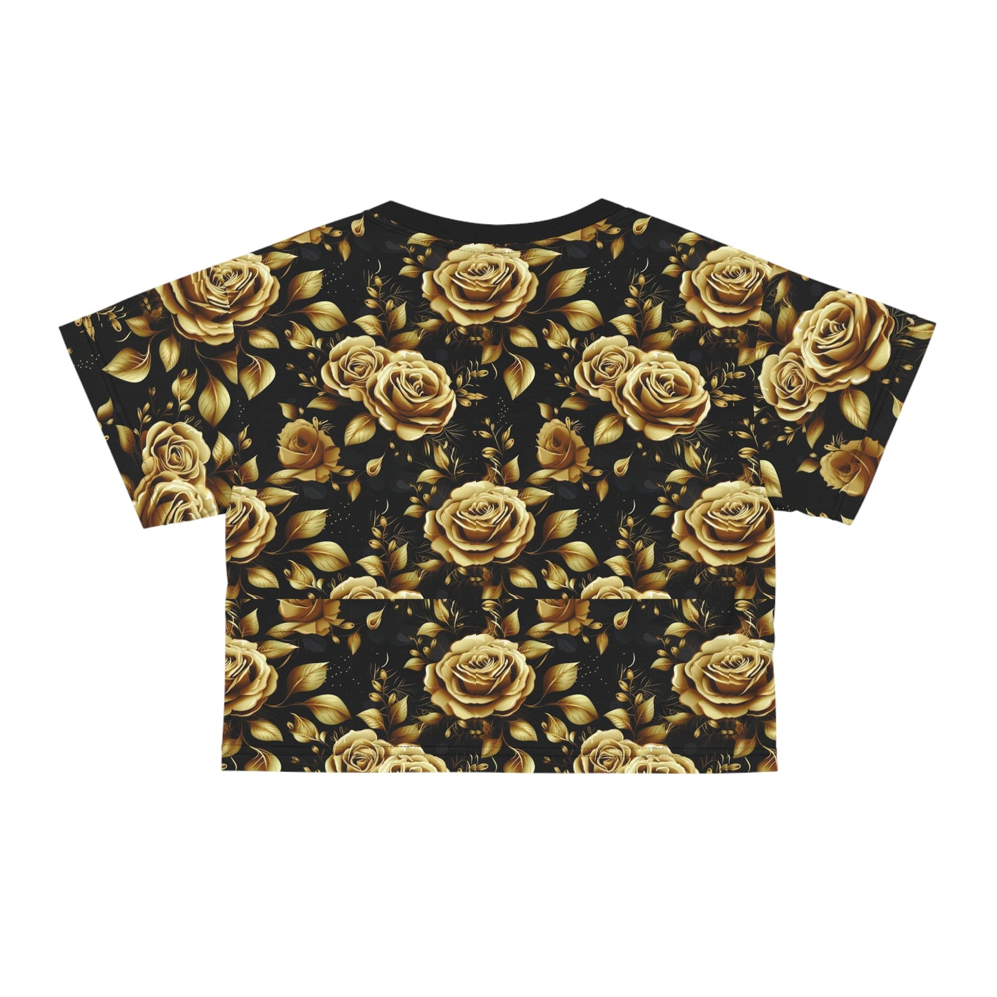 The Cabana Golden Rose Crop Tee